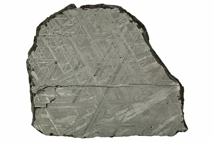 Etched Muonionalusta Meteorite Slice ( g) - Sweden #316725